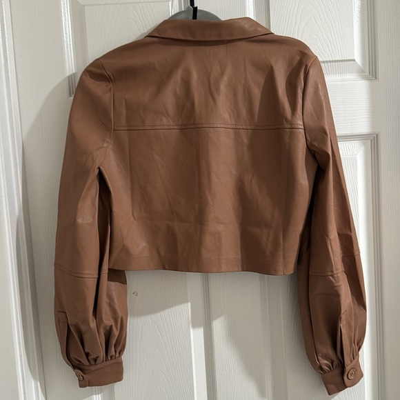 n:PHILANTHROPY Women's  Faux Leather Aurora-Jacket - Picture 7 of 7